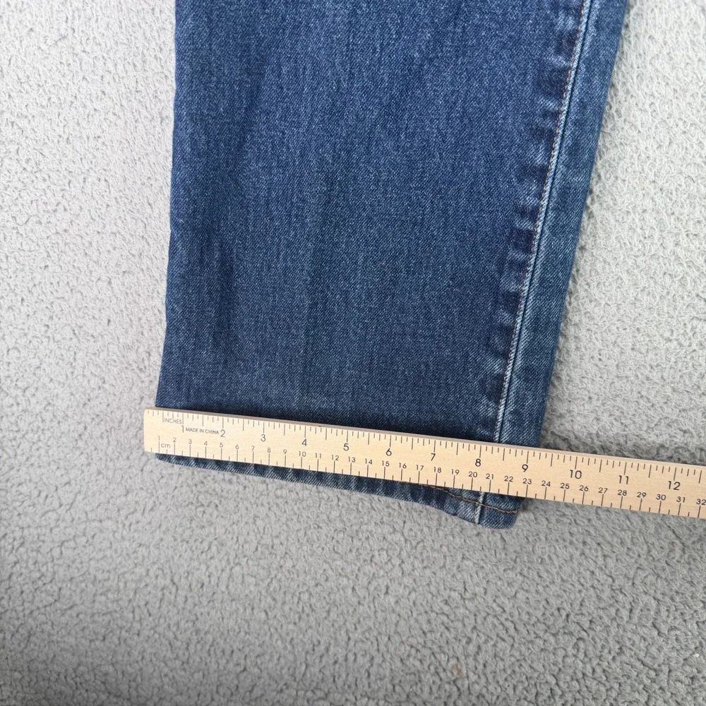 Levi's 517 Bootcut Jeans Men 36x30 Blue Dark Wash Denim Slim Fit 0517-0217
